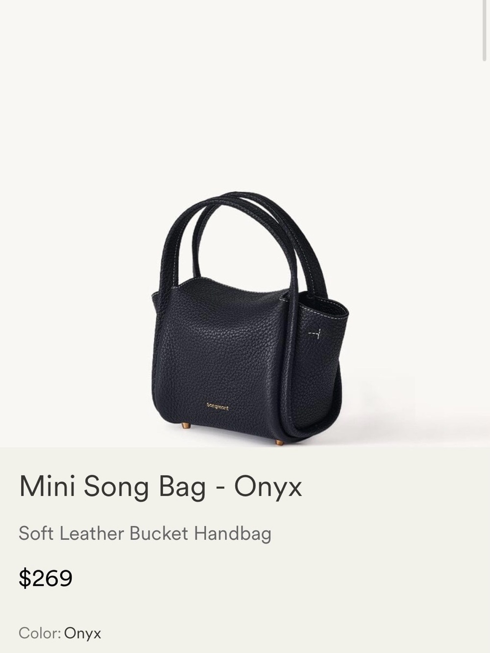 Songmont Mini Song Bag - Onyx